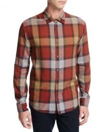 Vince Plaid Shirt at Neiman Marcus